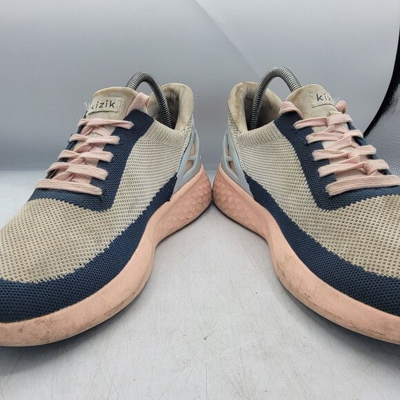 Kizik Athens Bahama Hands Free Womens 9.5 Athletic Shoes Gray Pink Blue Casual - Picture 3 of 13